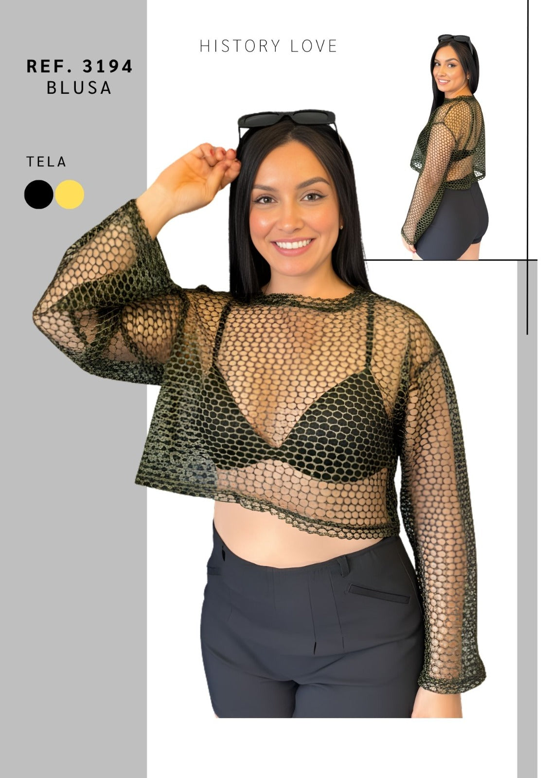 3194 - BUSO CORTO TELA LUREX