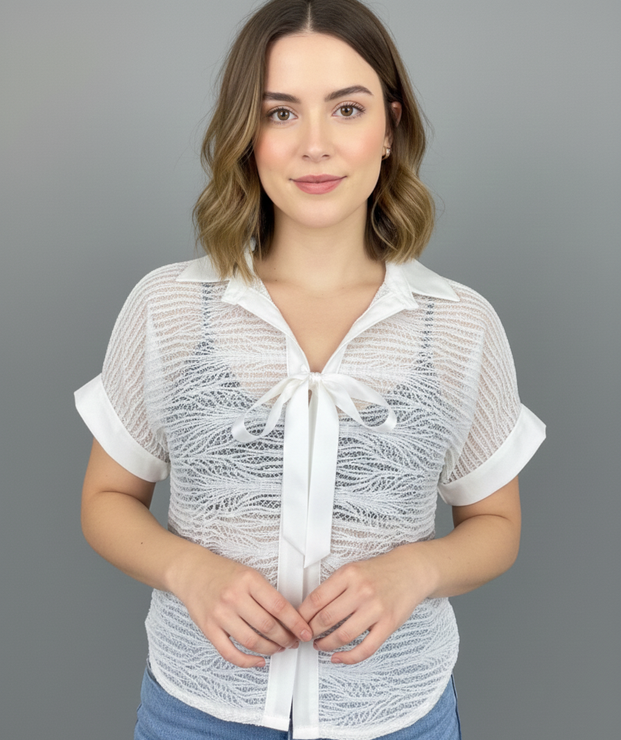 CAMISERA FRENTE EN CROCHET