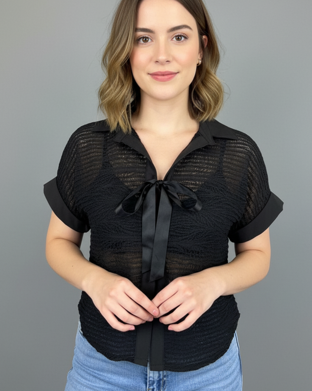 CAMISERA FRENTE EN CROCHET